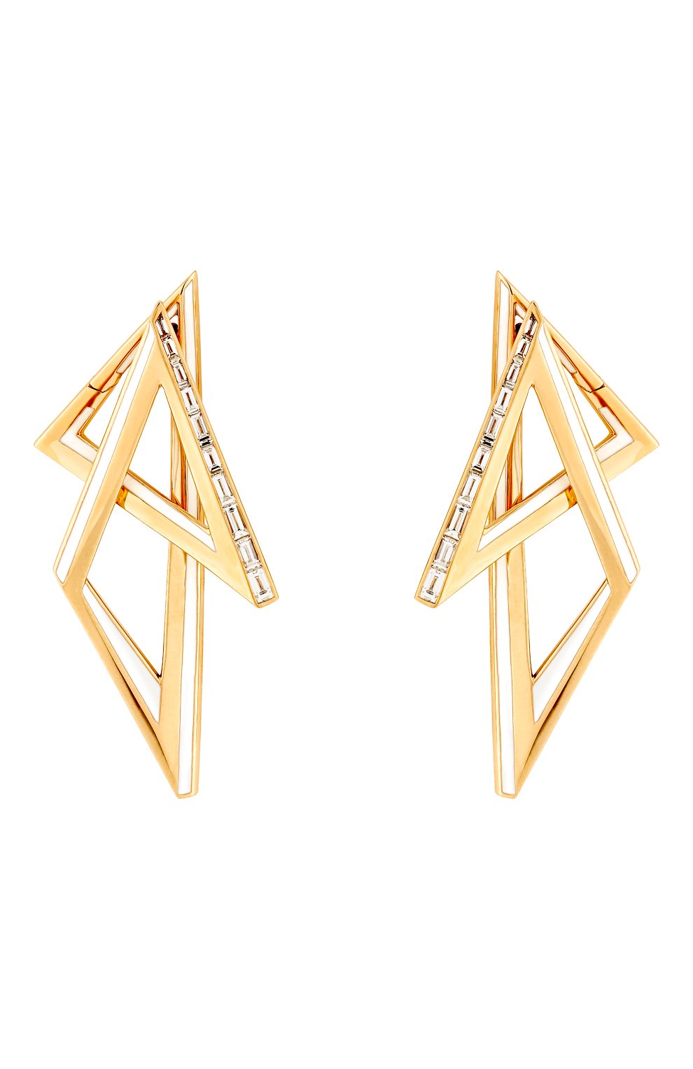 Серьги STEPHEN WEBSTER бесцветного цвета по цене 1643000 руб., арт. 3021592, фото 1 Серьги STEPHEN WEBSTER, арт. 3021592, фото 1