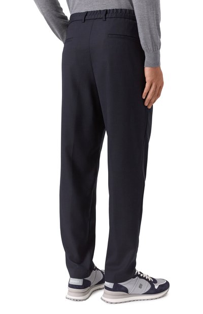 Брюки BOSS темно-синего цвета по цене 29950 руб., арт. 50556699, фото 4 Брюки BOSS, арт. 50556699, фото 4