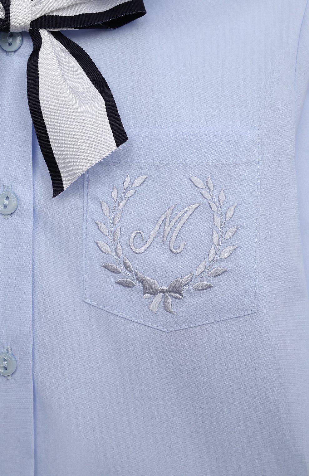 Хлопковая блузка MONNALISA, арт. 18BCAS, фото 3