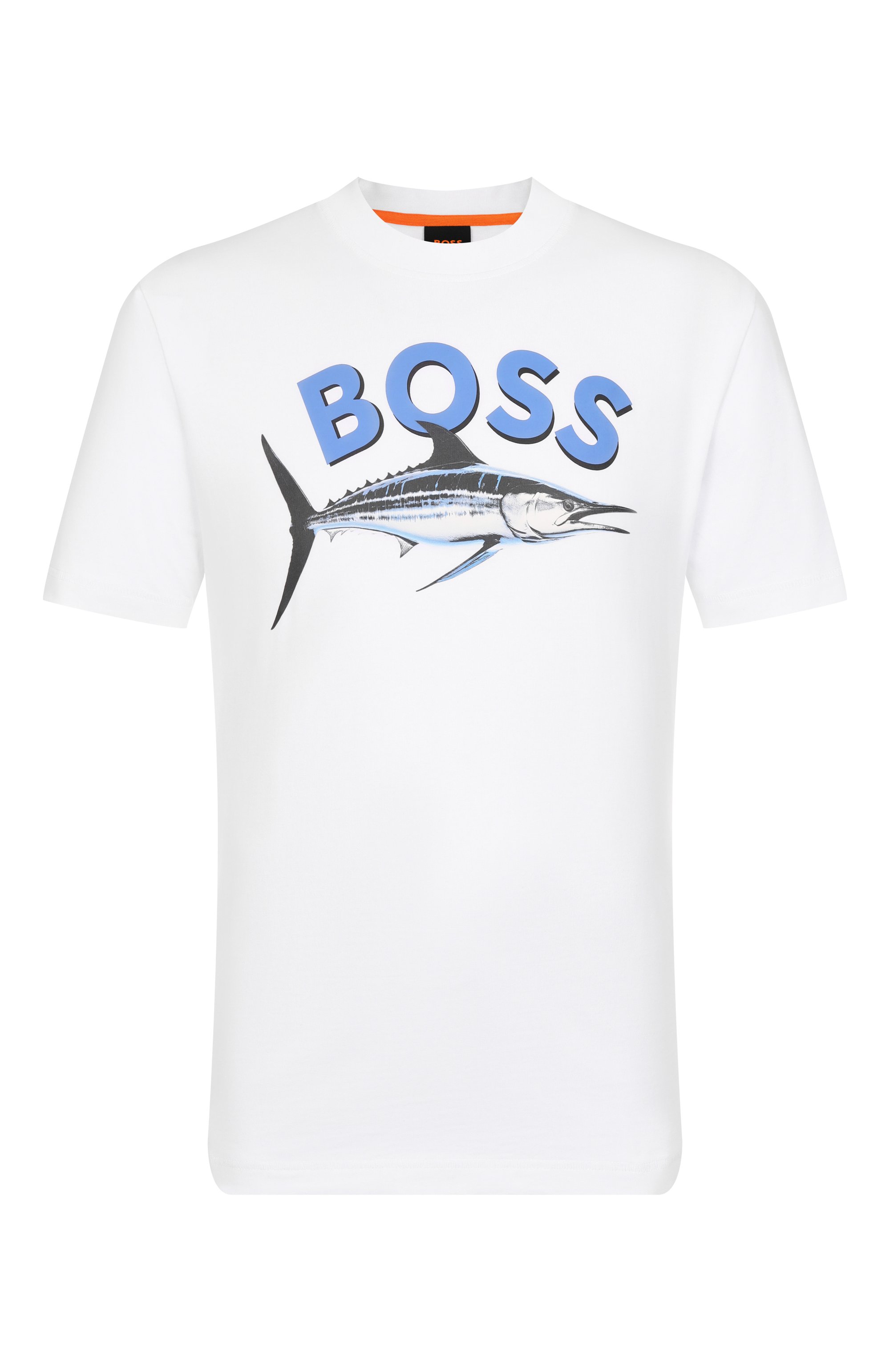 Хлопковая футболка BOSS ORANGE, арт. 50539196, фото 1