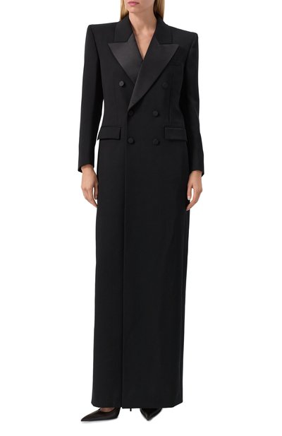 Шерстяное платье SAINT LAURENT, арт. 833187/Y7E63, фото 3