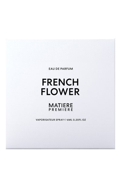 Парфюмерная вода french flower (6ml) MATIERE PREMIERE, арт. 3770007317773, фото 4
