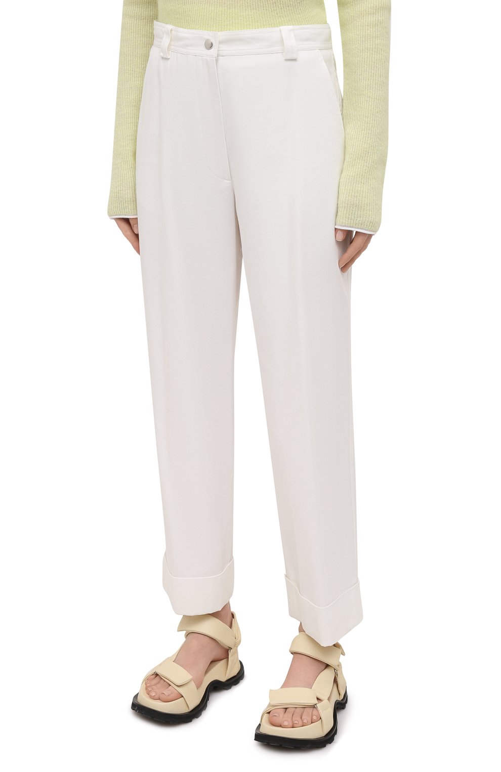 Брюки из хлопка и вискозы DRIES VAN NOTEN, арт. 211-10903-2109, фото 3