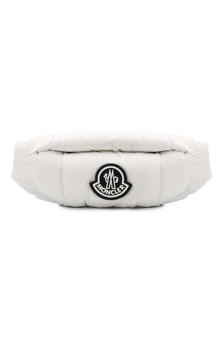 Мужская текстильная поясная сумка legere MONCLER кремового цвета, арт. G2-09A-5M501-00-02SZS | Фото 1 (Материал: Текстиль; Ремень/цепочка: На ремешке; Размер: large; Стили: Спорт-шик)