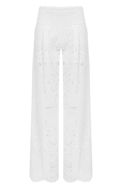 Женский хлопковые брюки ERMANNO SCERVINO, арт. D464P601FDRXT