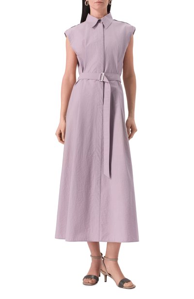 Хлопковое платье BRUNELLO CUCINELLI, арт. ML140A5286, фото 3