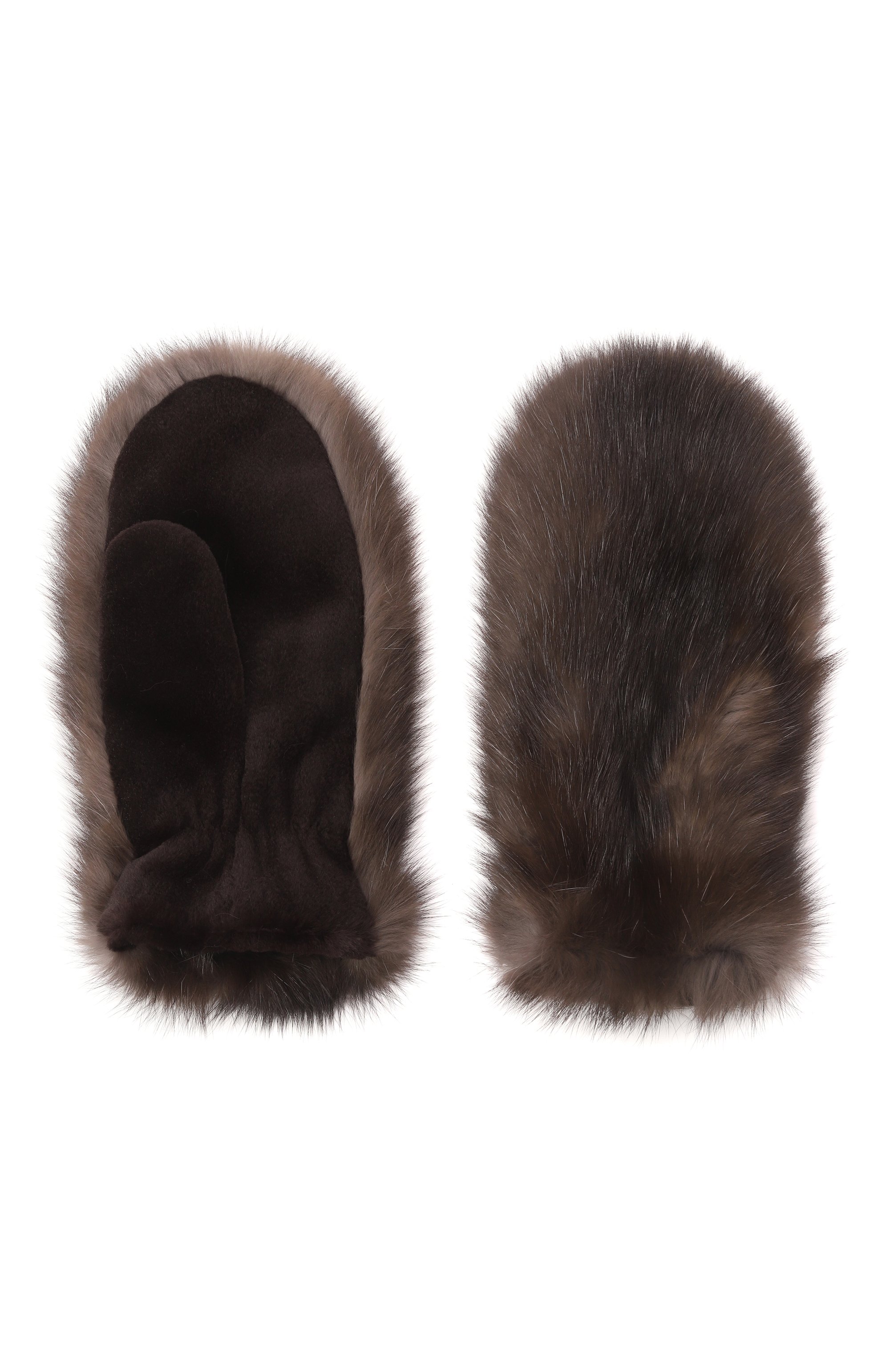 Меховые варежки из соболя и норки VICTORIA KUSENKOVA, арт. 603310204105, фото 2