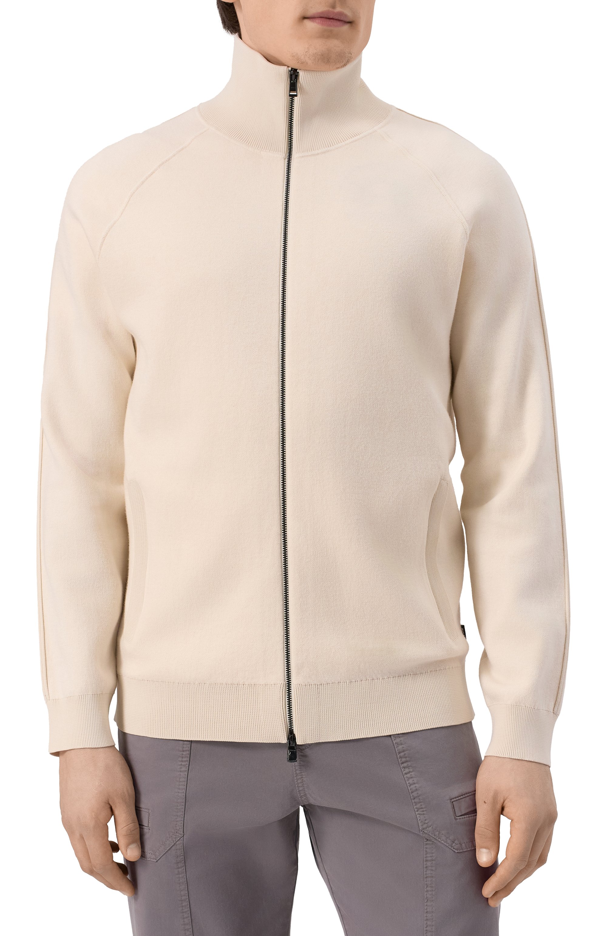 Кардиган из хлопка и шерсти BOSS, арт. 50519629, фото 3