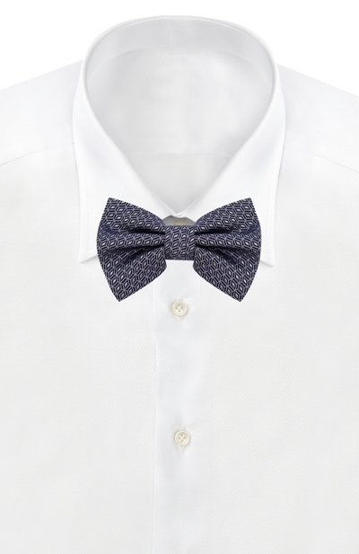 Шелковый галстук-бабочка с узором EMPORIO ARMANI, арт. 340118/8A342, фото 2