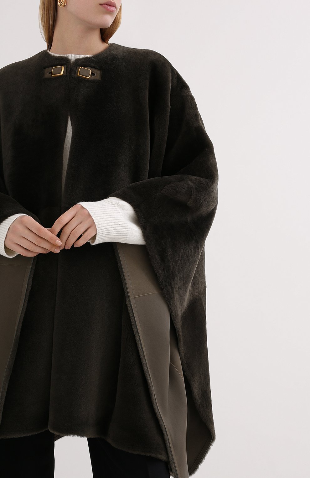 Меховое пончо LORO PIANA, арт. FAL2884, фото 3