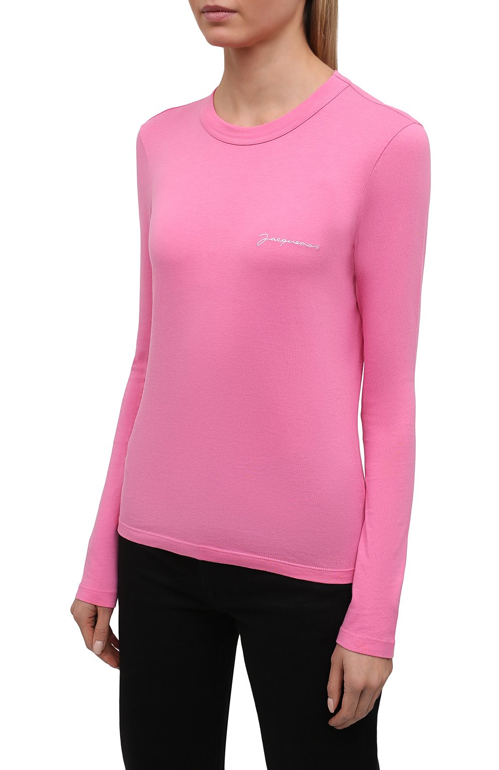 Хлопковый лонгслив JACQUEMUS, арт. 211JS002-2160, фото 3