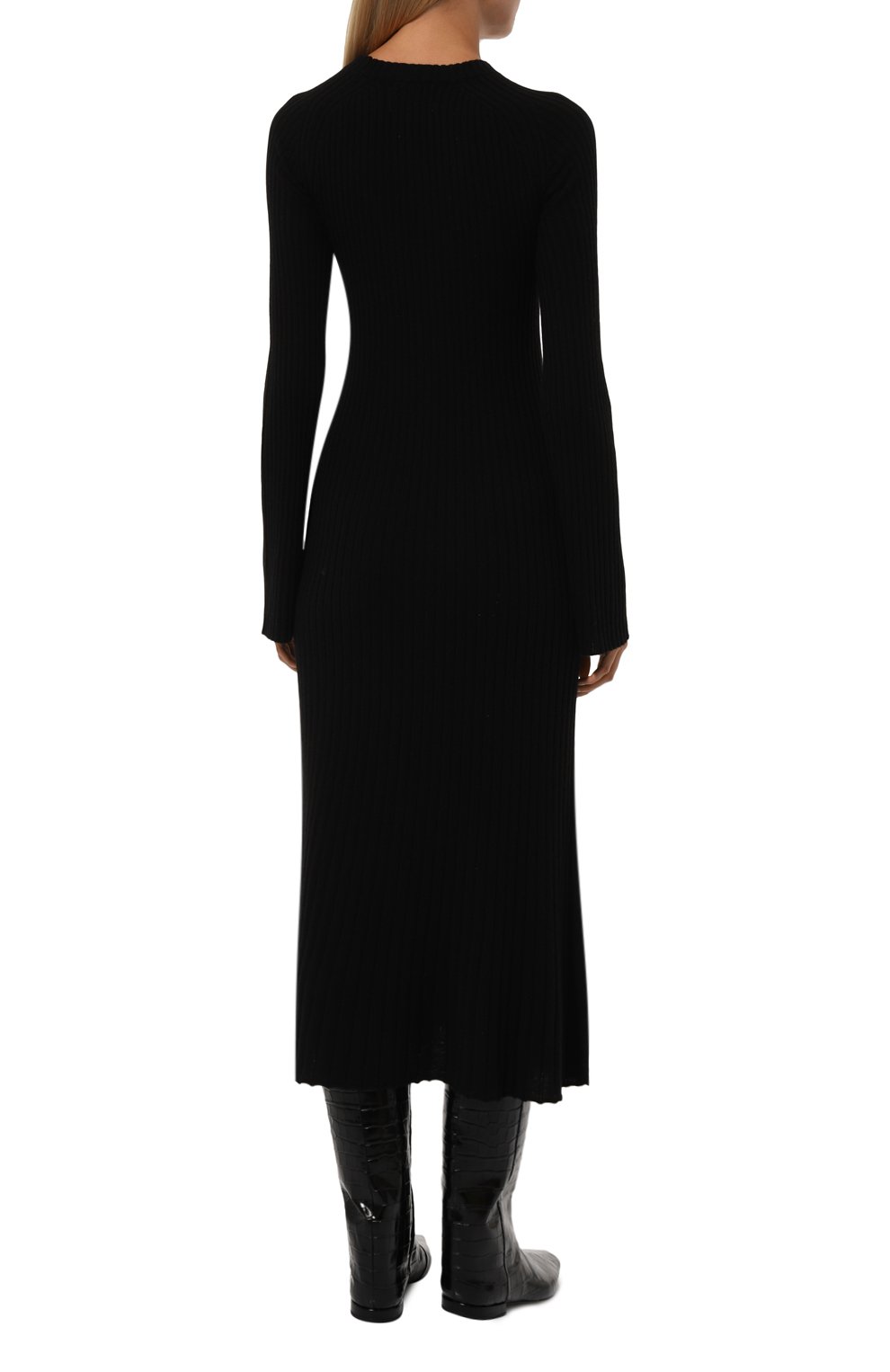 Платье из шерсти и кашемира LOULOU DE SAISON, арт. H0BAS, фото 4