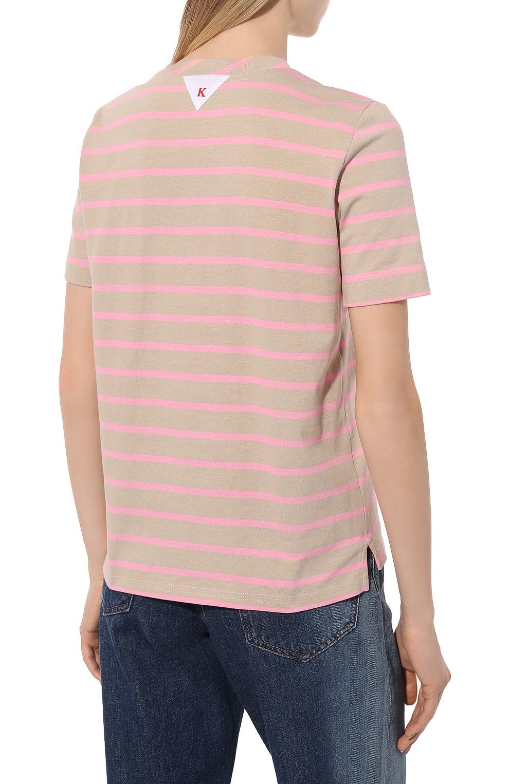 Хлопковая футболка KITON, арт. D53450K0949C, фото 4