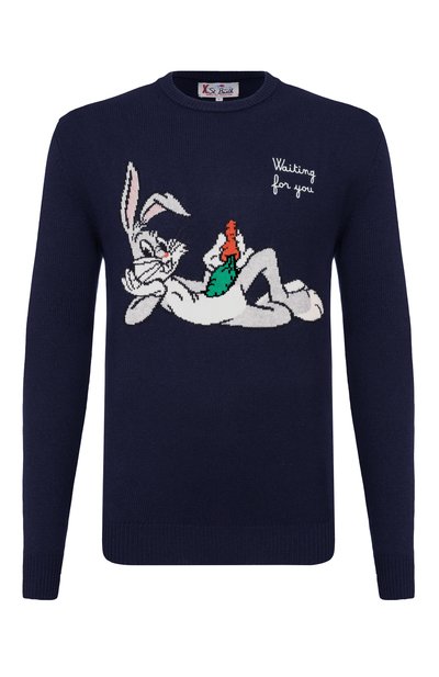 Мужской джемпер из шерсти и вискозы MC2 SAINT BARTH, арт. HER0001-03438I/HER0N