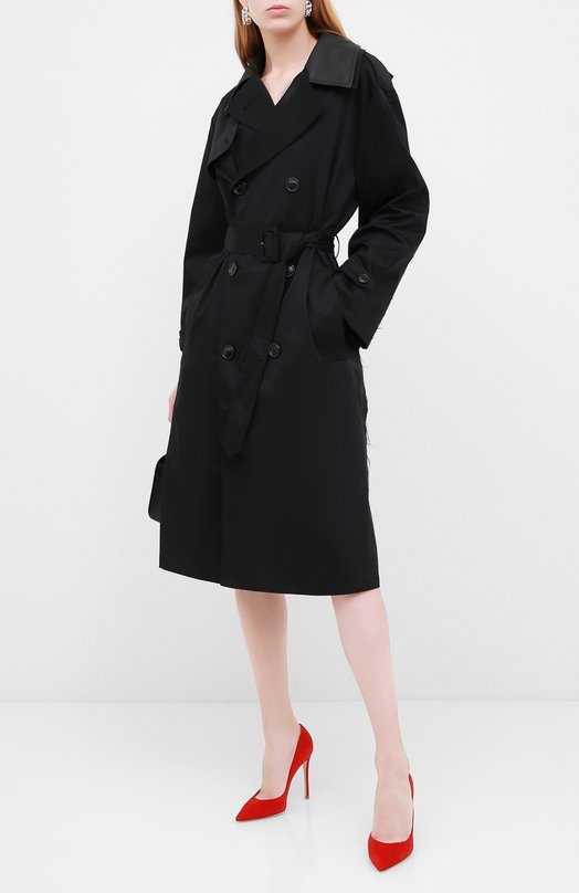 Замшевые туфли Gianvito 105 на шпильке Gianvito Rossi G28470/SUEDE Красный  G28470/SUEDE Фото 2