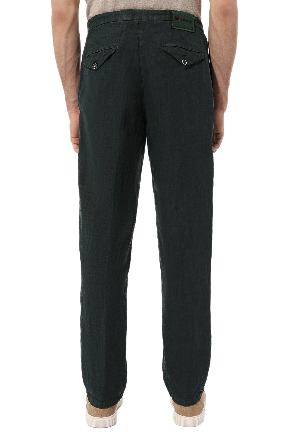 Льняные брюки KITON, арт. UFPANTK0605D, фото 4