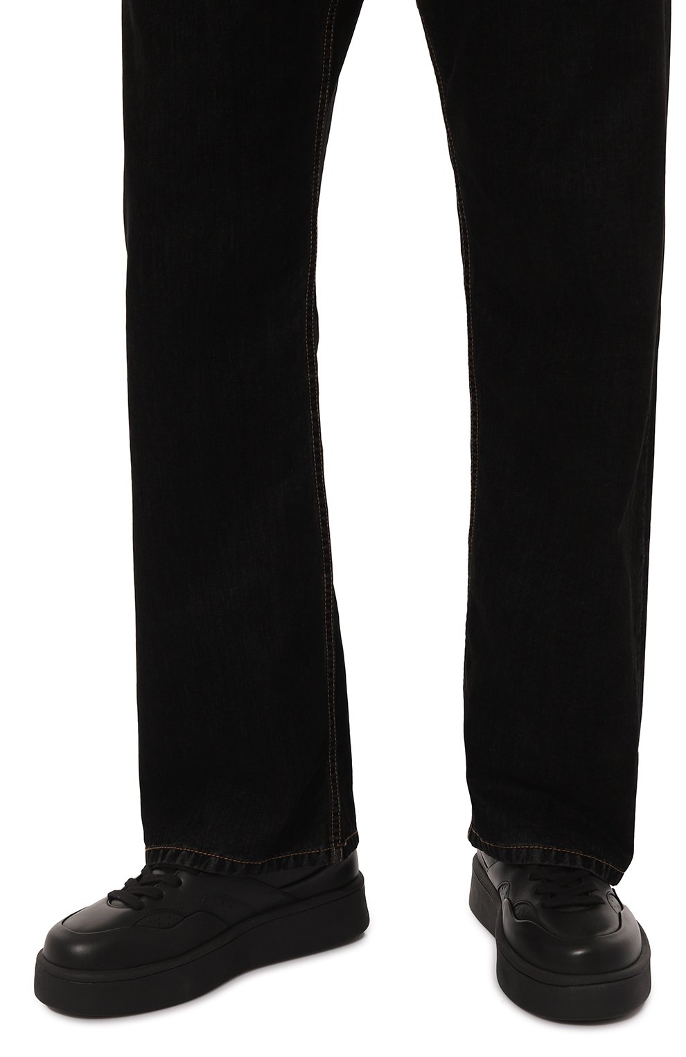 Кожаные кеды JIL SANDER, арт. J33WS0026/P6244, фото 3