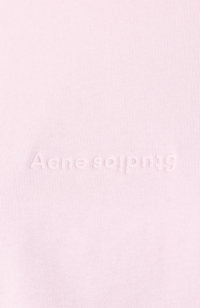 Хлопковая футболка ACNE STUDIOS, арт. AL0054, фото 5