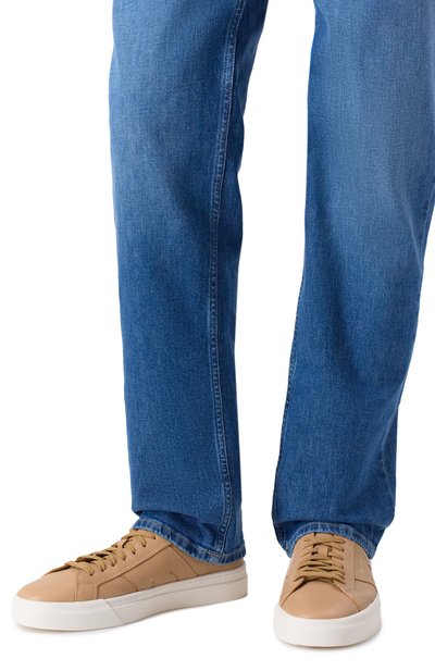 Кожаные кеды gloria SANTONI, арт. MBGG21967PNNTSIW, фото 3