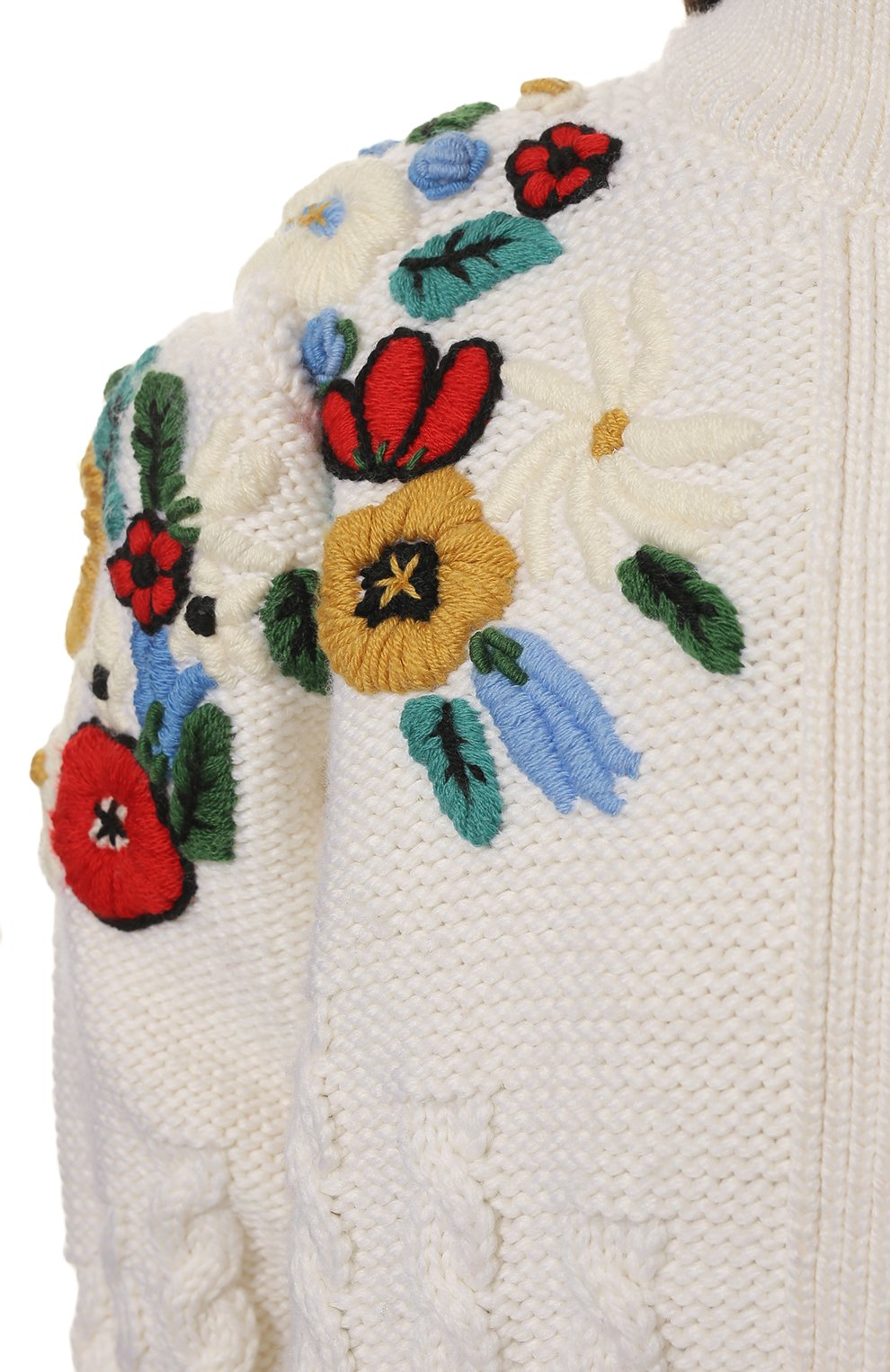 Шерстяной кардиган MIU MIU, арт. MMF519-1ZIP-F0009, фото 5