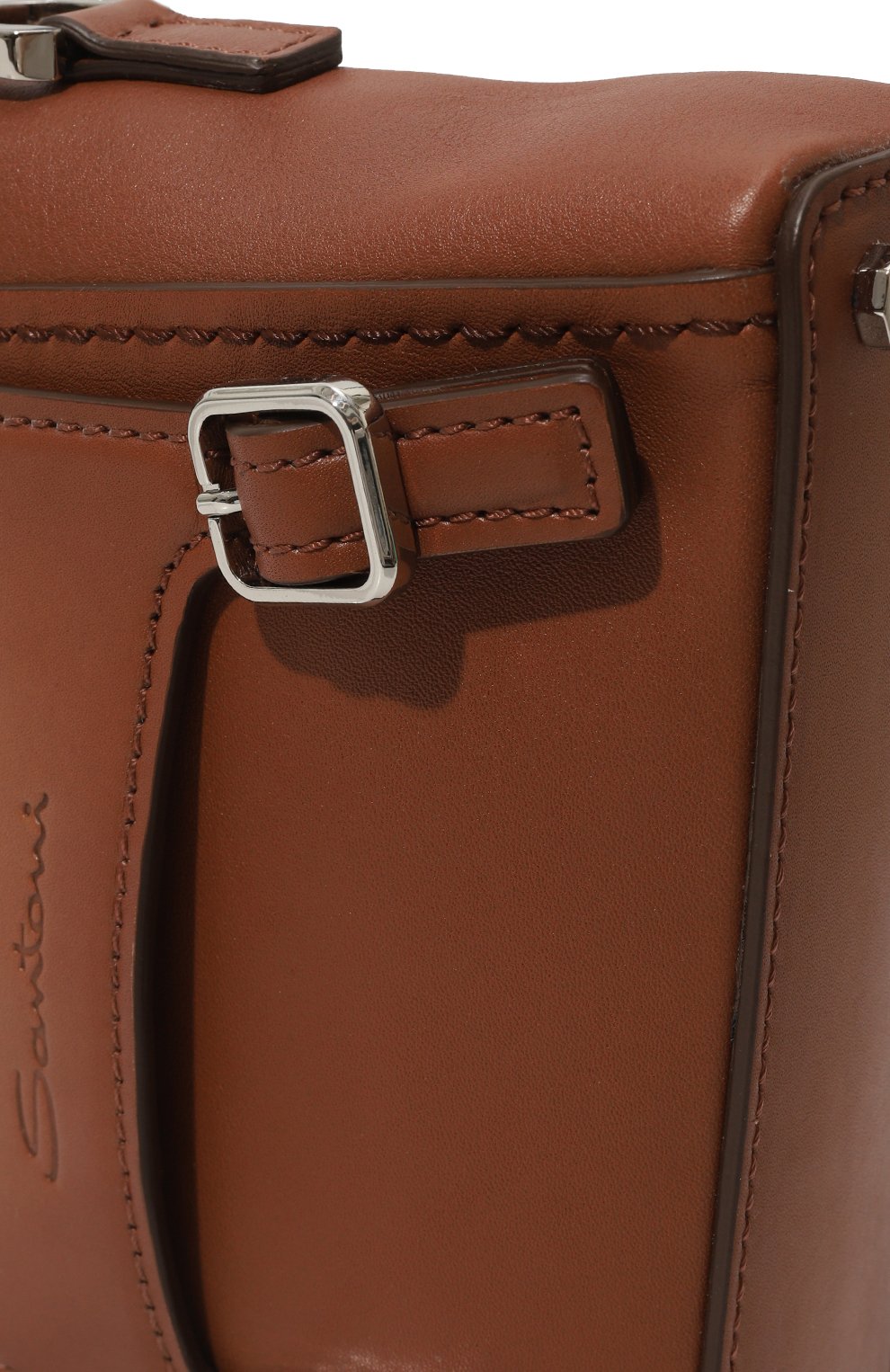 Сумка SANTONI светло-коричневого цвета по цене 93750 руб., арт. UFBBA2360DB-A2SCC45, фото 3 Сумка SANTONI, арт. UFBBA2360DB-A2SCC45, фото 3