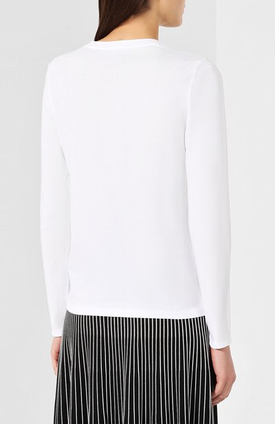 Хлопковый лонгслив POLO RALPH LAUREN белого цвета по цене 6700 руб., арт. 211734146, фото 4 Хлопковый лонгслив POLO RALPH LAUREN, арт. 211734146, фото 4