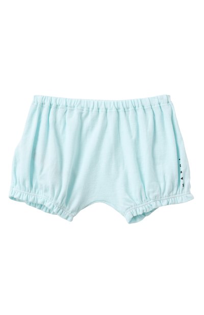 Комплект из футболки и шорт MARNI голубого цвета по цене 11500 руб., арт. M01442/M00UL, фото 4 Комплект из футболки и шорт MARNI, арт. M01442/M00UL, фото 4