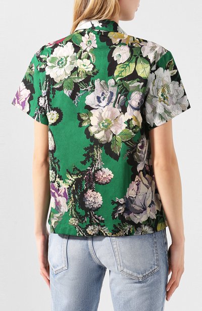 Хлопковая рубашка DRIES VAN NOTEN, арт. 201-10776-9400, фото 4
