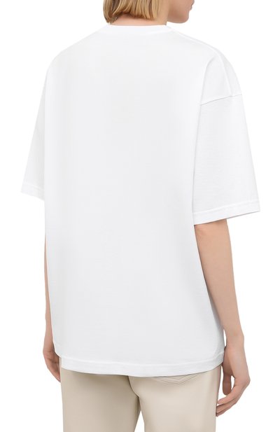 Хлопковая футболка ACNE STUDIOS, арт. CL0092/W, фото 4
