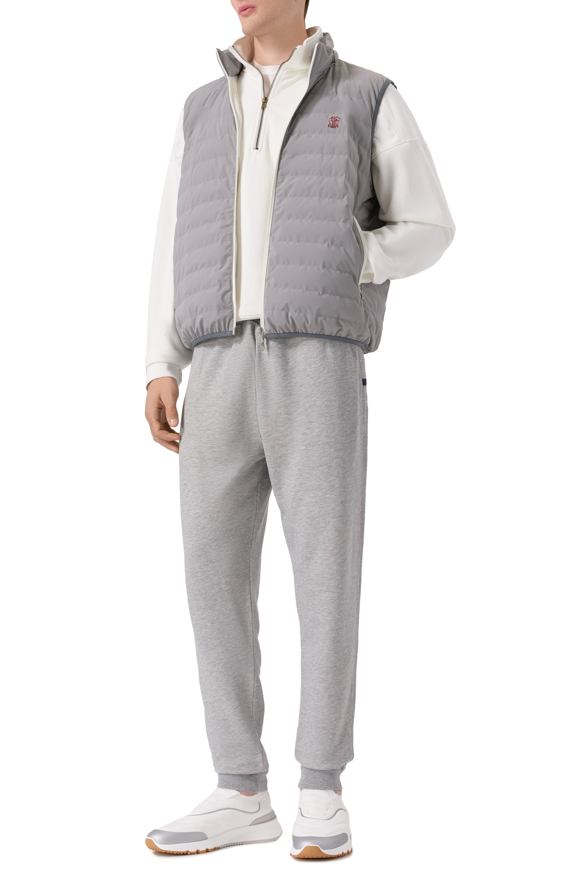 Текстильные кроссовки BRUNELLO CUCINELLI, арт. MZUAUF0340, фото 2