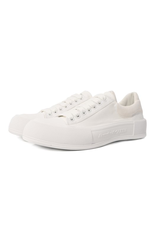 фото Текстильные кеды deck plimsoll alexander mcqueen