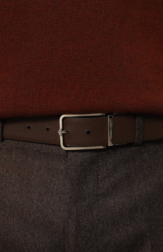 Двусторонний ремень Corneliani 94V318-9420812 Синий  94V318-9420812 Фото 3