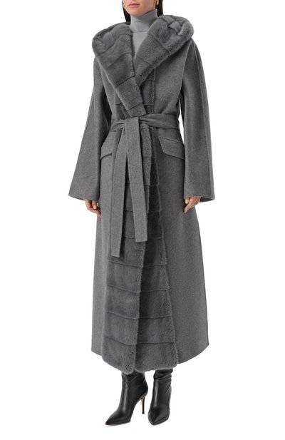 Кашемировое пальто с отделкой из норки MVST, арт. FTBPL-Y612V, фото 3