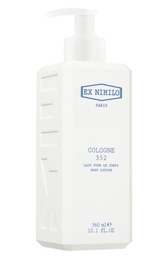 Лосьон для тела cologne 352 (360ml) EX NIHILO бесцветного цвета, арт. 3760264094852 | Фото 2 (Тип продукта: Лосьоны; Обьем косметики: 100ml; Назначение: Для тела)