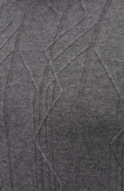 Кашемировая водолазка IL BORGO CASHMERE серого цвета по цене 92400 руб., арт. 57-210-01G0, фото 5 Кашемировая водолазка IL BORGO CASHMERE, арт. 57-210-01G0, фото 5
