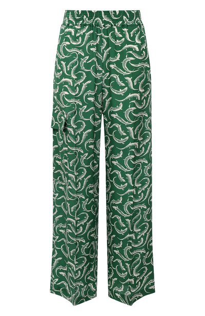 Женские шелковые брюки VICTORIA BECKHAM, арт. 1122WTR003312B