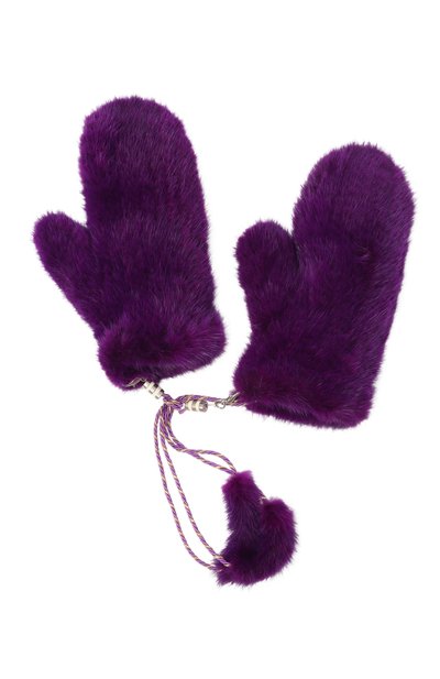 Меховые варежки из норки CAROLON, арт. АК-24-МХ-001-1, фото 2