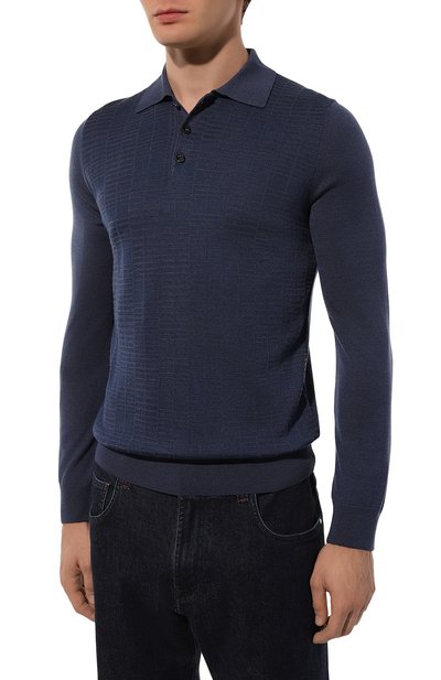 Поло из шерсти и шелка ZILLI, арт. KBP001M0230VSQA00, фото 3