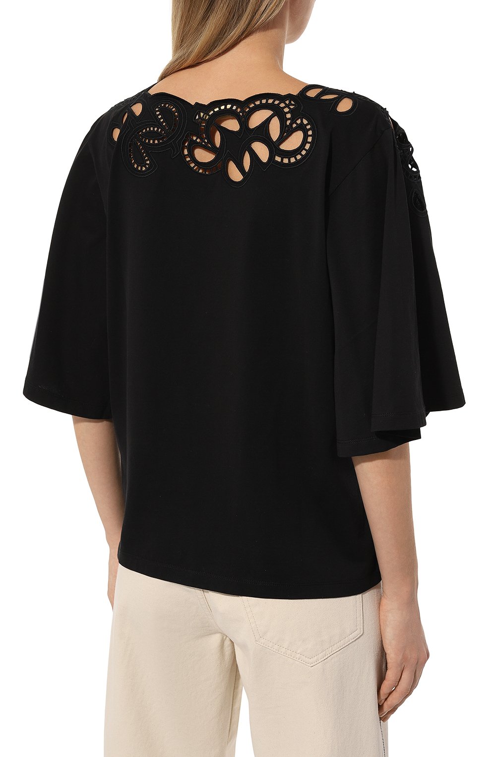 Хлопковый топ ELIE SAAB, арт. TS001, фото 4