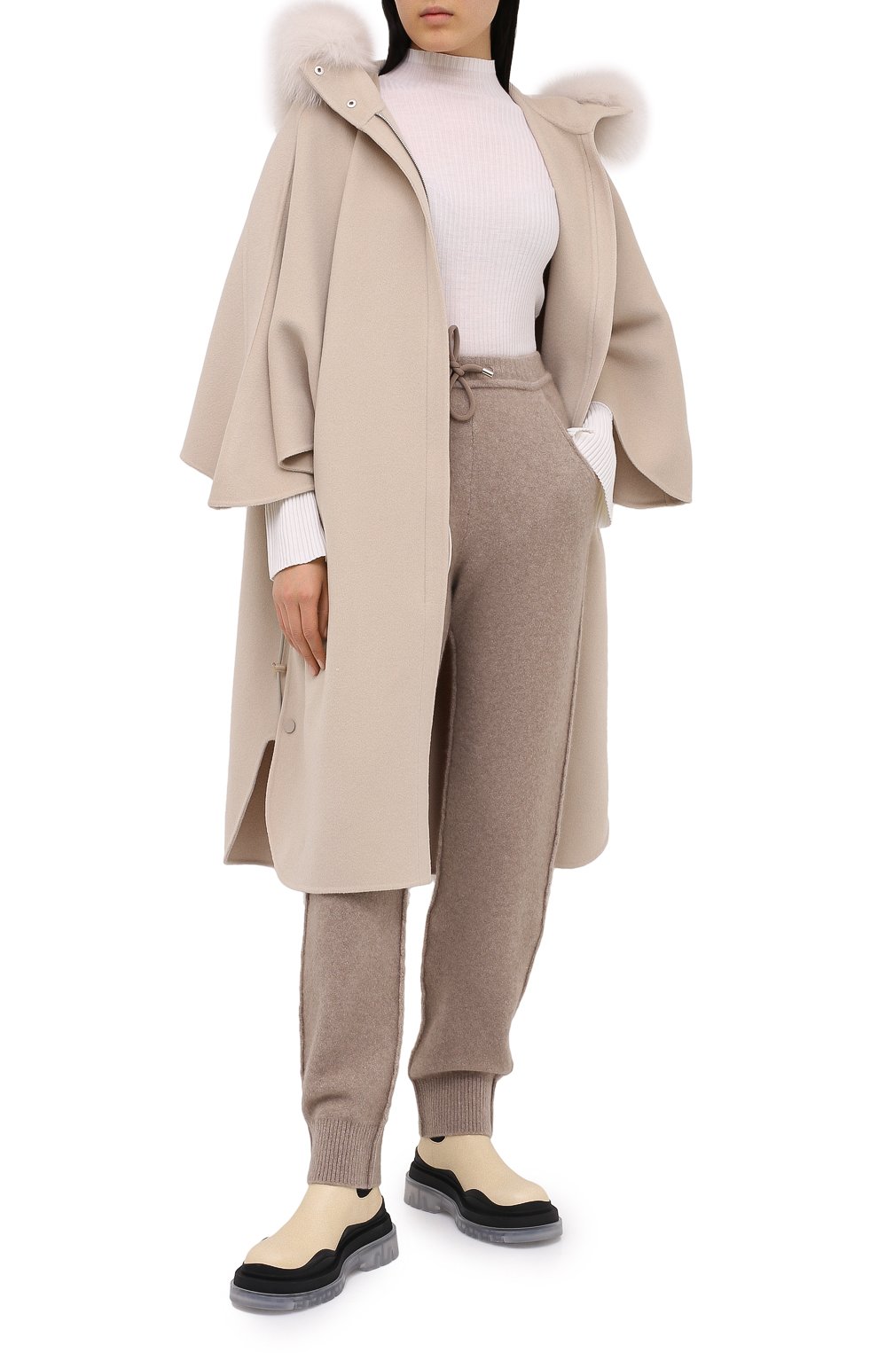 Шерстяное пальто YVES SALOMON, арт. 21WYC00912CDXW, фото 2