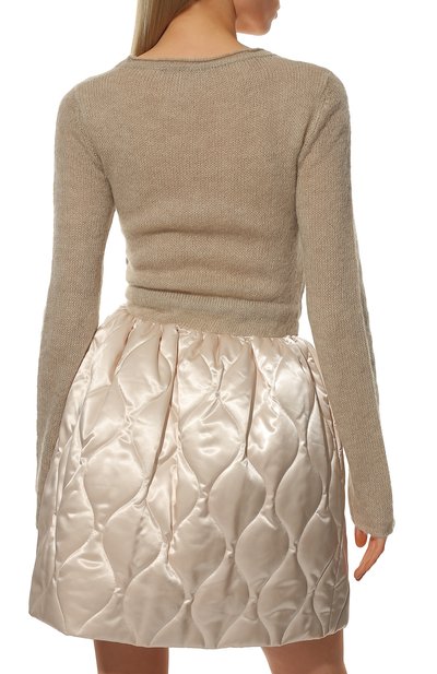 Комбинированное платье MIU MIU, арт. MF4428-1ZQS-F0770, фото 4