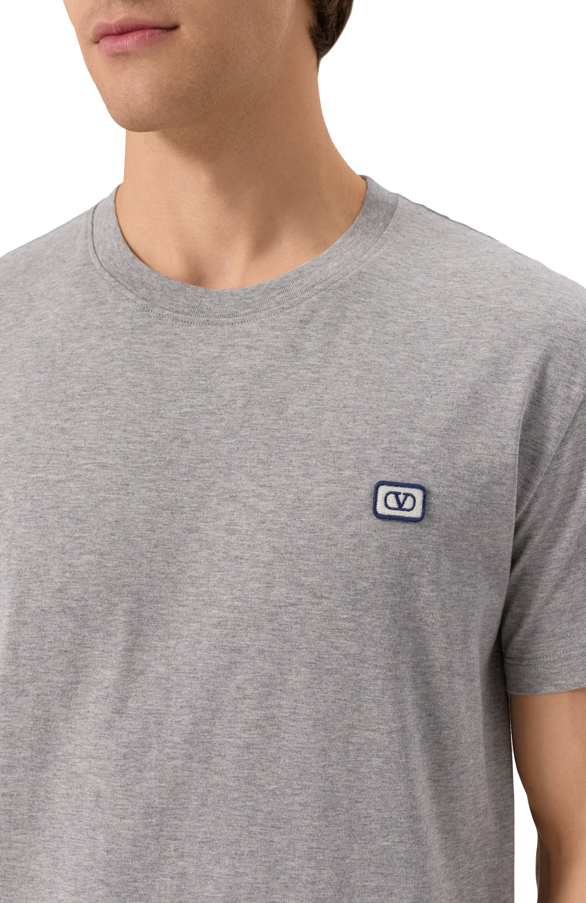 Хлопковая футболка VALENTINO, арт. 6V3MG10VAQ8, фото 5