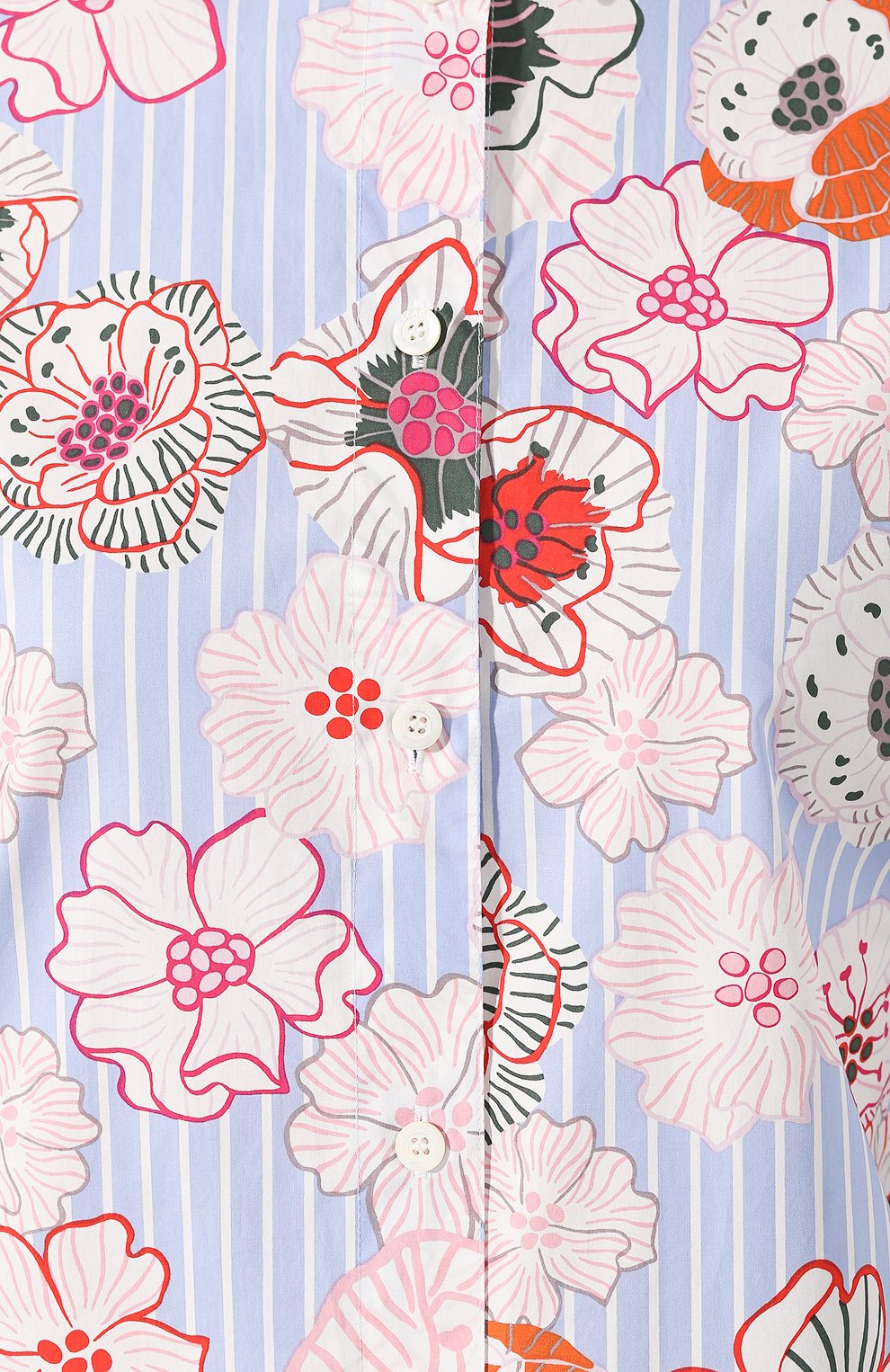 Хлопковая рубашка ESCADA SPORT голубого цвета по цене 29950 руб., арт. 5032502, фото 5 Хлопковая рубашка ESCADA SPORT, арт. 5032502, фото 5