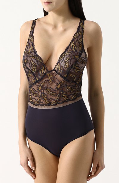 Боди с кружевным лифом и v-образным вырезом LOU, арт. 67252, фото 2