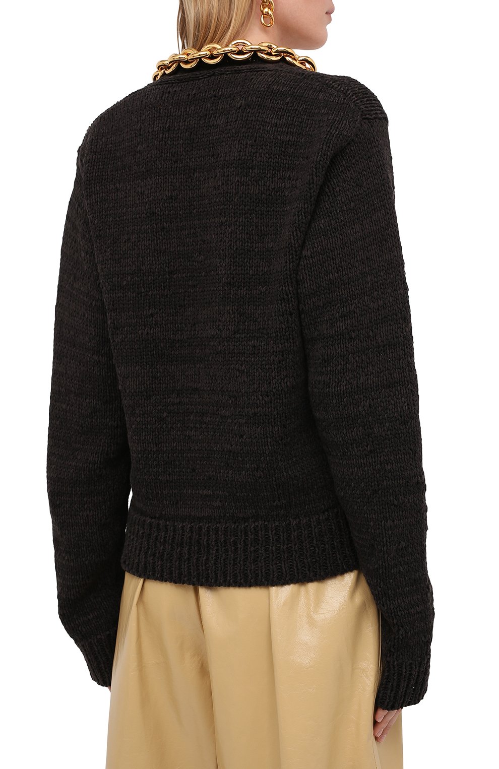 Хлопковый свитер BOTTEGA VENETA, арт. 628711/VKWB0, фото 5