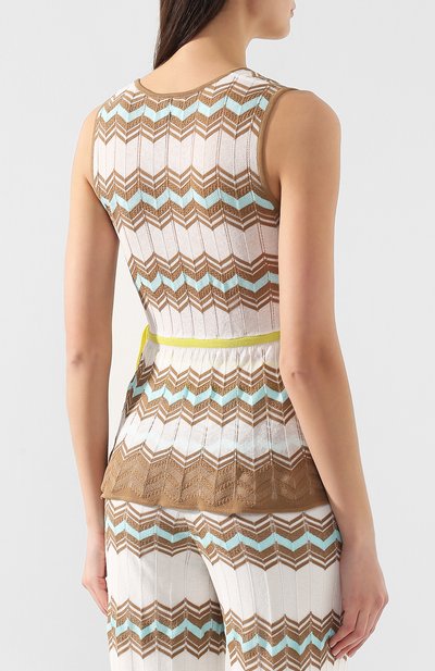 Топ из смеси хлопка и вискозы M MISSONI, арт. 2DN00065/2K000S, фото 4