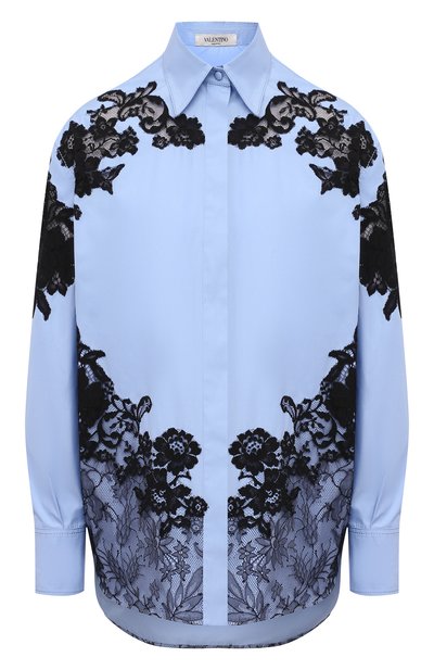 Хлопковая рубашка VALENTINO, арт. VB3AB1Y04HP, фото 1