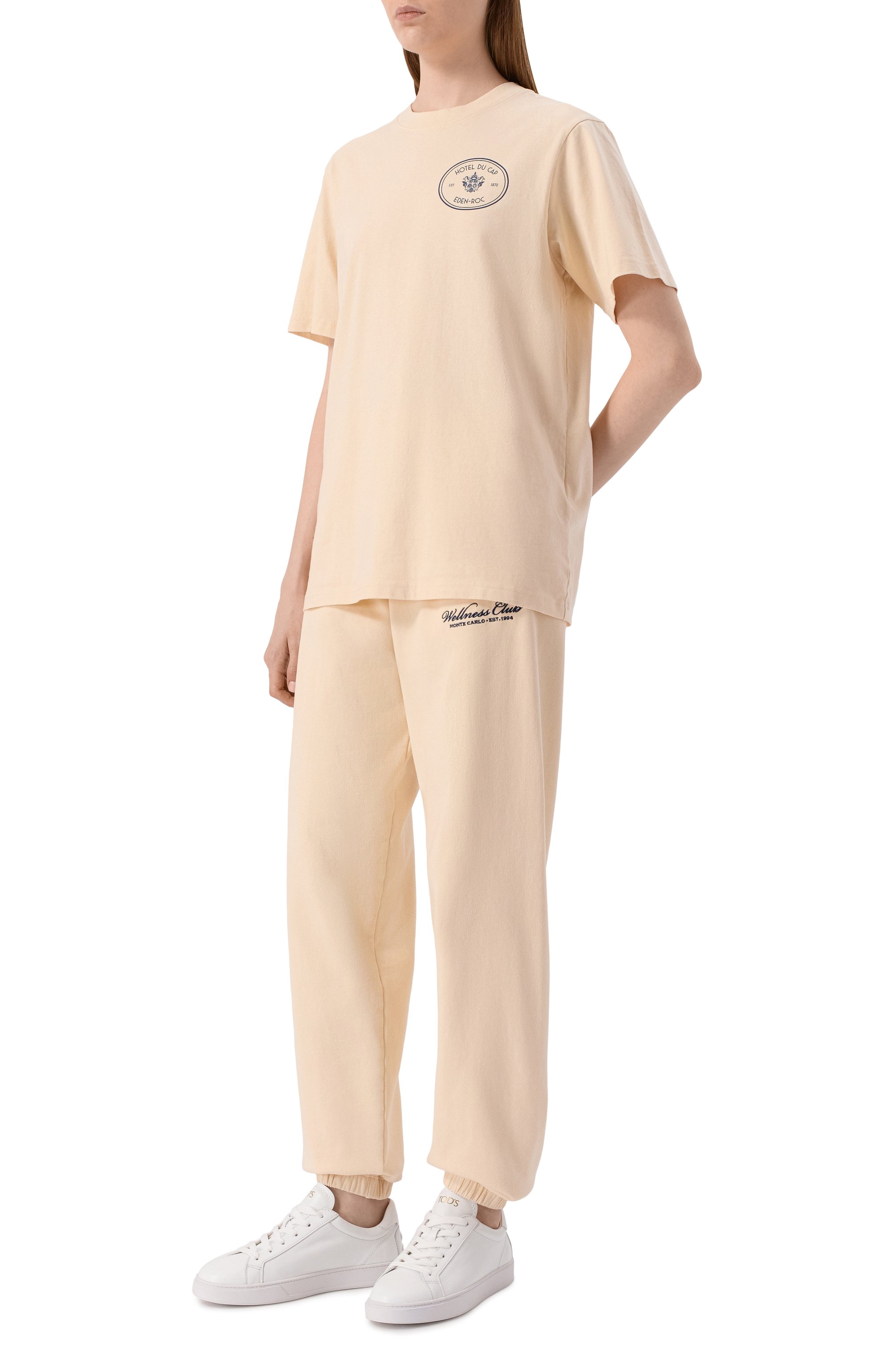 Хлопковая футболка sporty & rich x hotel du cap-eden-roc SPORTY AND RICH, арт. T004360666CR01, фото 2