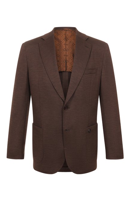 Мужской пиджак из шерсти и шелка STEFANO RICCI, арт. M1RMM22TA0/CM09HA