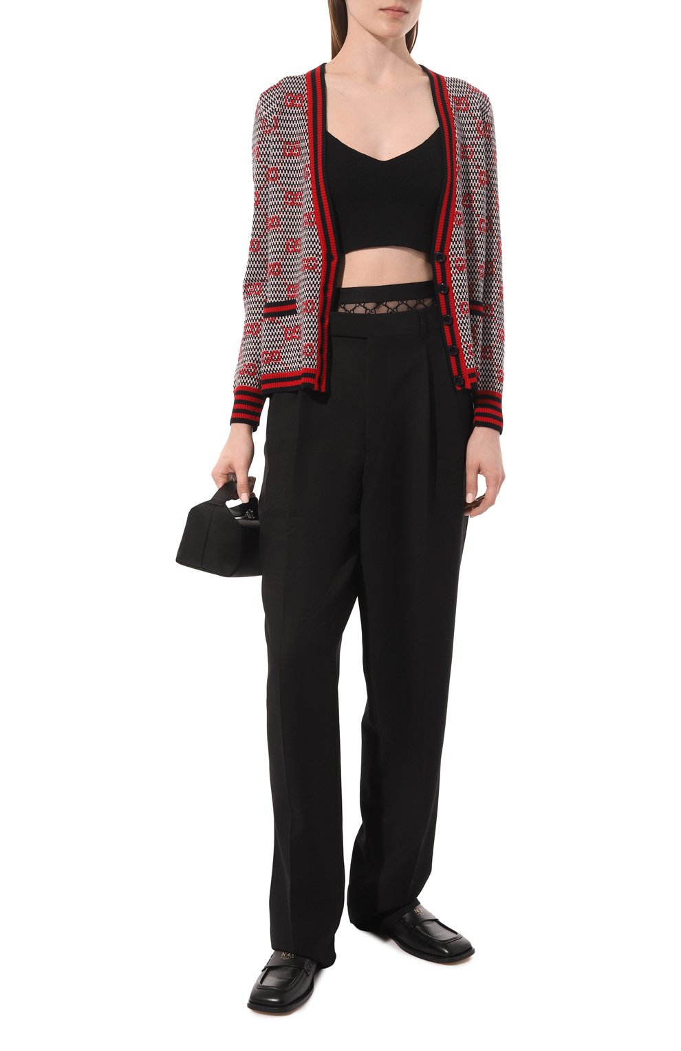 Шерстяной кардиган GUCCI, арт. 644779 XKBOR, фото 2